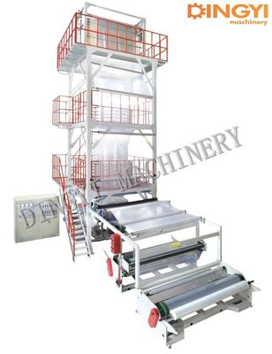 125Kw 2000mm HDPE LDPE LLDPE Lapisan Tunggal ekstruder ldpe