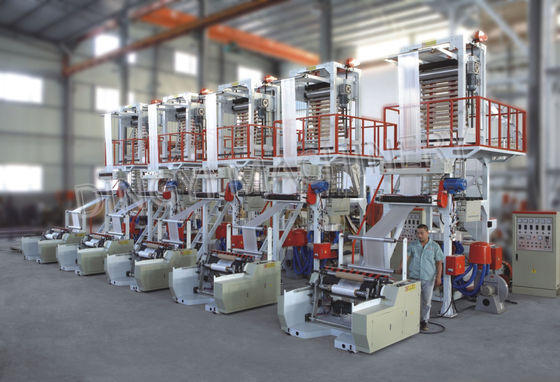 85kg jam 600mm Ekstrusi HDPE Monolayer Blown Film Machine